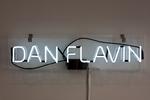 Alejandro Diaz; Dan Flavin, 2012; white neon; 7 x 36 in.